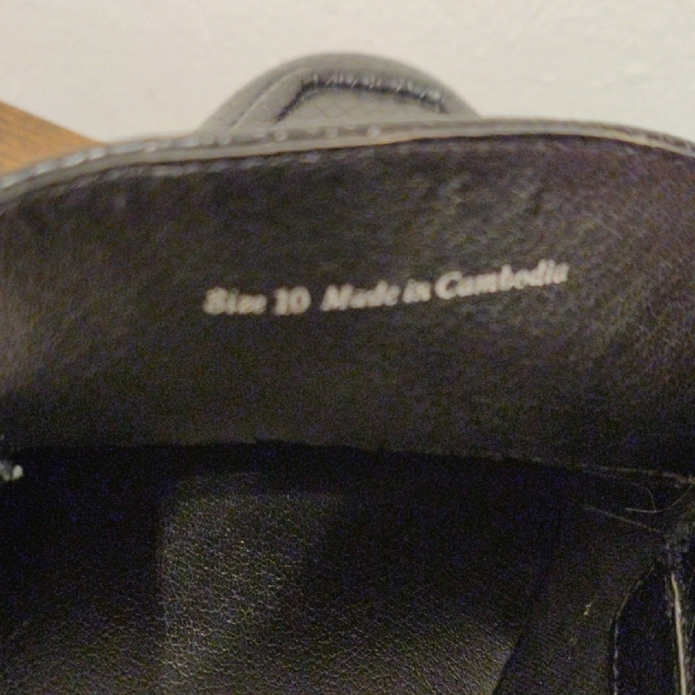 Dolce Vita Black Leather Slip-On Loafers - Picture 5 of 13